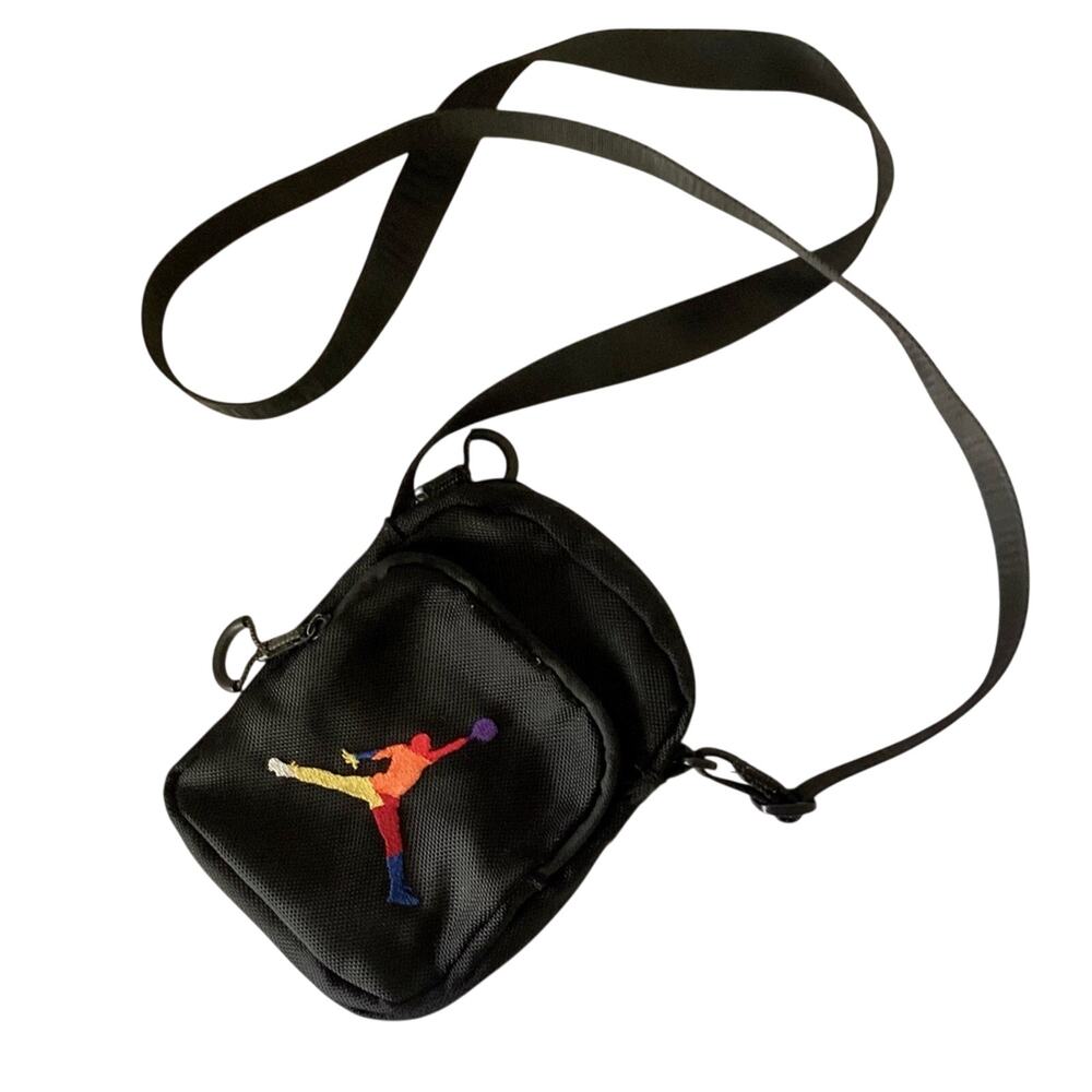 Jordan Jumpman crossbody bag in black